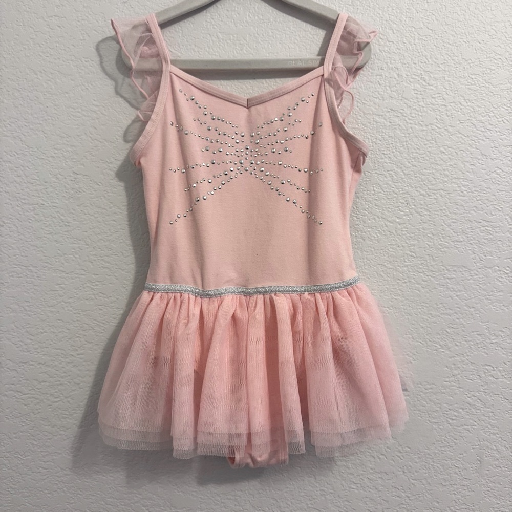 Bundle, Cat & Jack Light Pink Dance/Ballet Leotards and Skirt. Size 6/6X and 7/8 - Picture 3 of 17